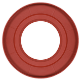 Gas Cylinder Trolley - Round, Plastic, Sturdy Wheels, Leaves No Scratches, 1 pc