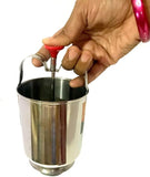 Durable Stainless Steel Mendu Vada Maker Spring Push Mechanism With Stand