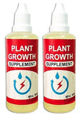 Plant Growth Enhancer Supplement- Root Enhancer For Plants, Best Organic Supplement For Gardening & Outdoor plants, Home & kitchen Gardening | Each 50ml (Pack of 2)