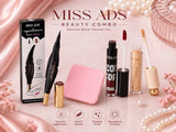 MISS ADS COMBO (EYELINER, LIPSTICK, CONCEALER, BLEANDER)