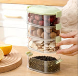 4-layer transparent spice storage boxes