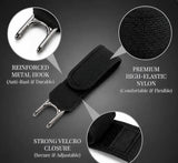 Metal Adjustable No Buckle Belts for Men and Women with Hook (2Pcs)